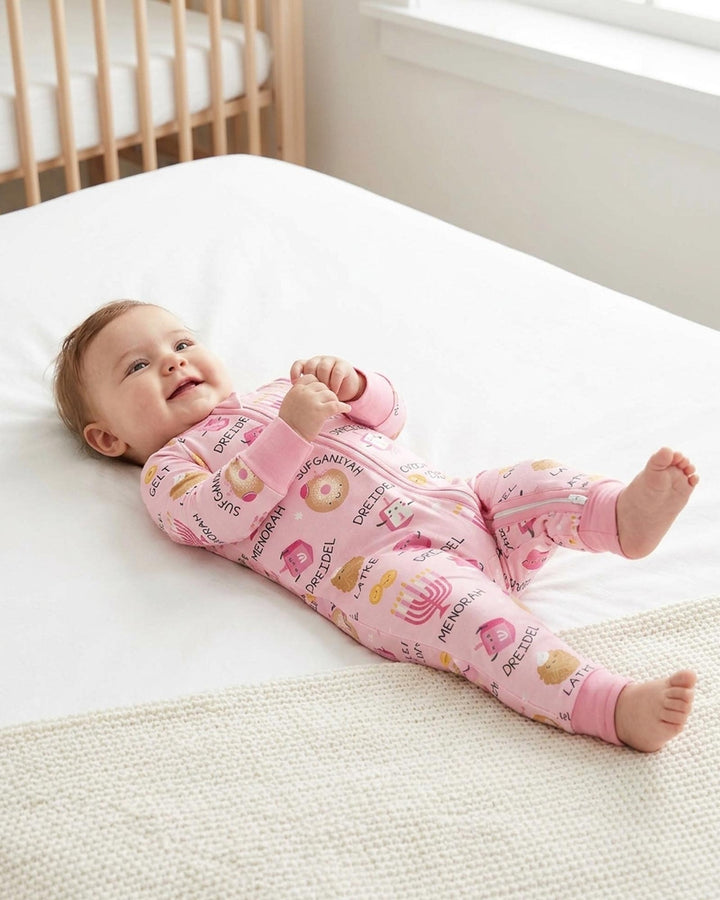 Family Hanukkah Matching Bamboo Convertible Zippy