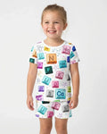Science Elements Bamboo Two Piece Short Sleeve Shorts Pajama Set
