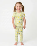 Tennis Bamboo Two Piece Short Sleeve Pajama Set