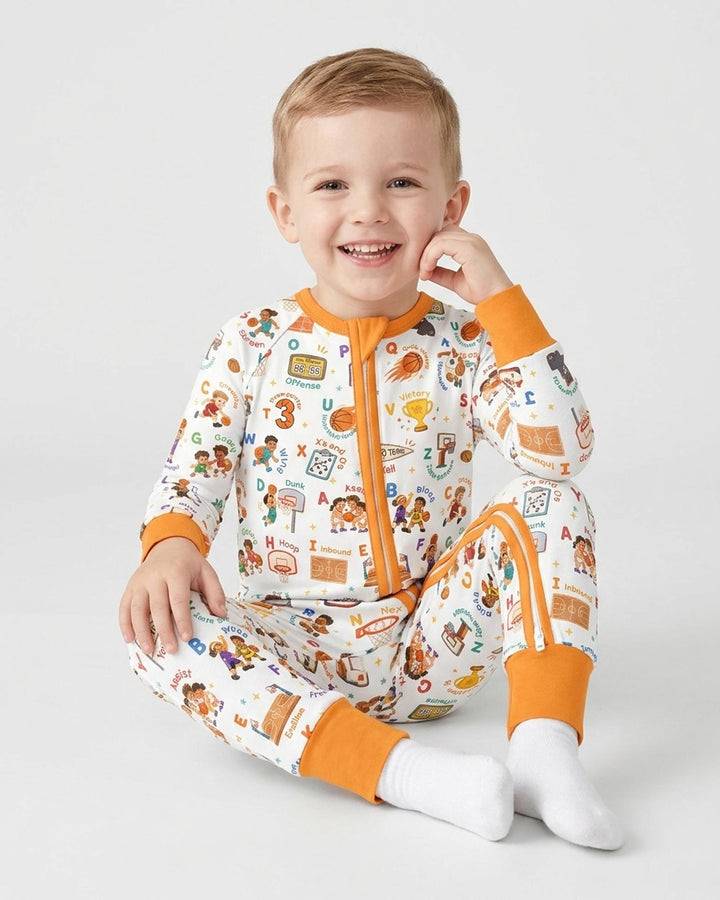 Basketball Alphabet Bamboo Convertible Zippy