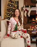 Jesus Is The Reason For The Season Family Matching Bamboo Women Pajama Set
