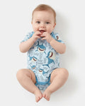 Dude Shark Bamboo Bodysuit