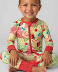 Sweet Summer Fruits Family Matching Bamboo Convertible Zippy