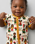 Juneteenth Free-ish Since 1865 Bamboo Shorty Zippy