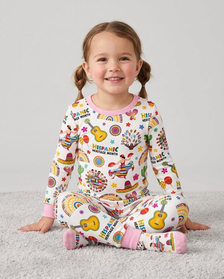 Template Bamboo Two Piece Long Sleeve Pyjamas Set