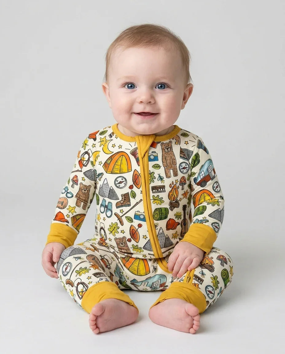 Funny Camper Family Matching Bamboo Convertible Zippy