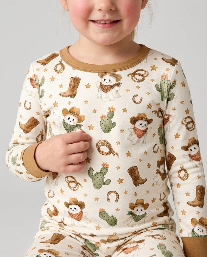 Template Bamboo Two Piece Long Sleeve Pyjamas Set