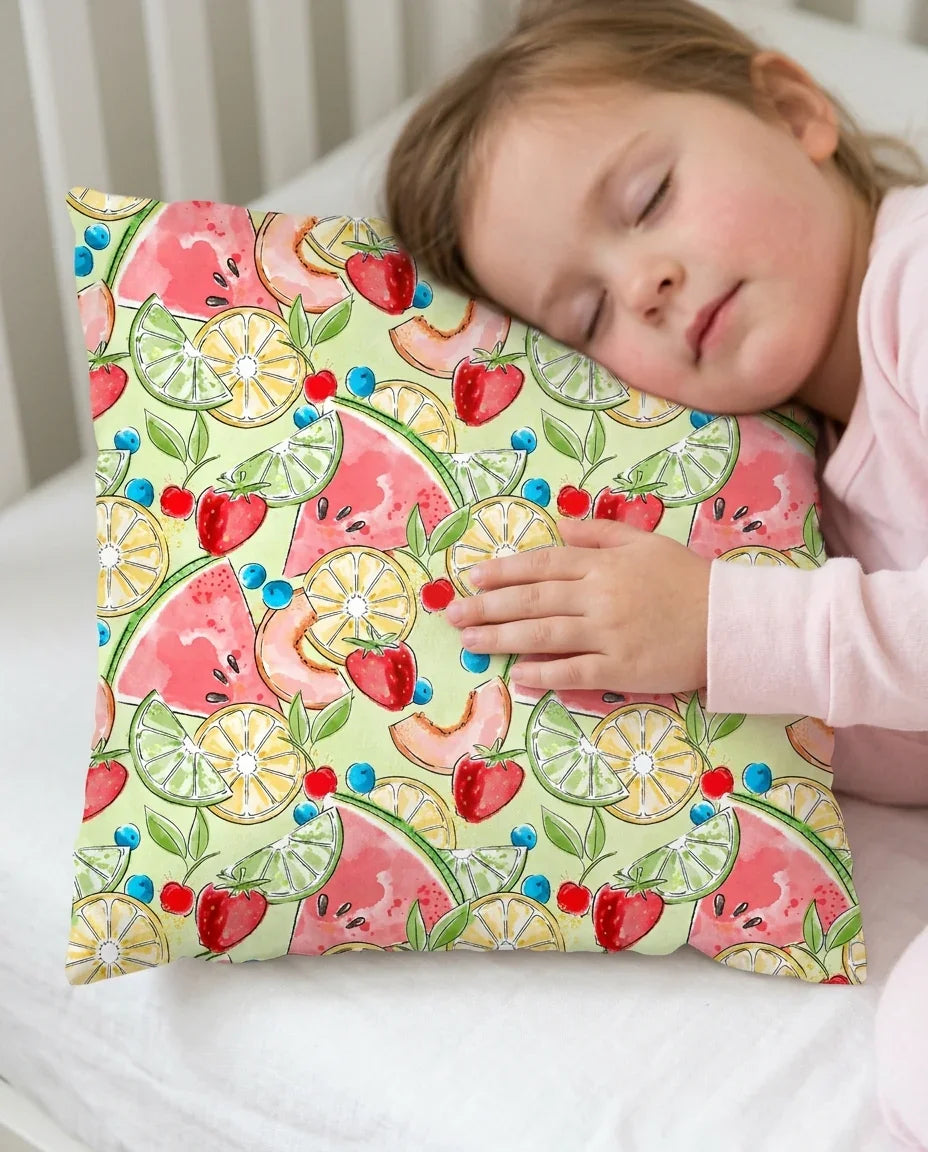 Sweet Summer Fruits Family Matching Bamboo Pillow Case