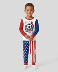 USA Soccer 2026 Family Matching Bamboo Two Piece Long Sleeve Pajama Set
