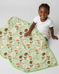 Custom Name Juneteenth I Am My Ancestors' Wildest Dream Bamboo Blanket