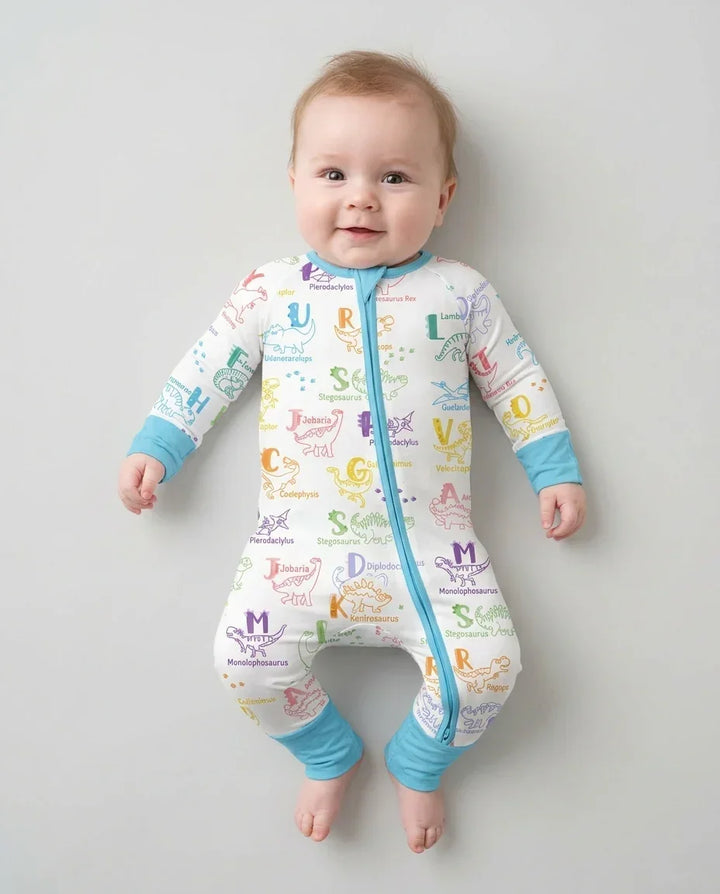 Dino Alphabet ABC Bamboo Convertible Zippy