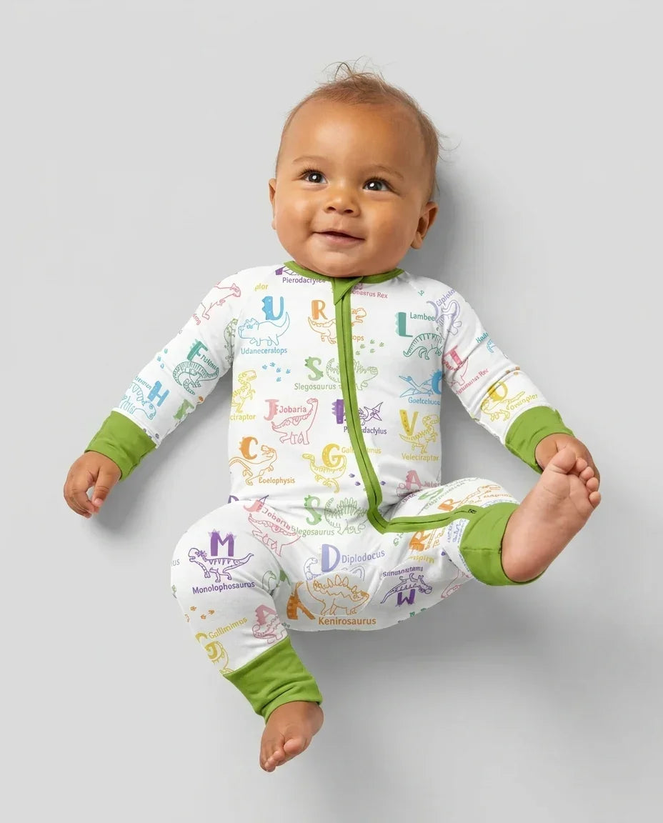 Dino Alphabet ABC Bamboo Convertible Zippy