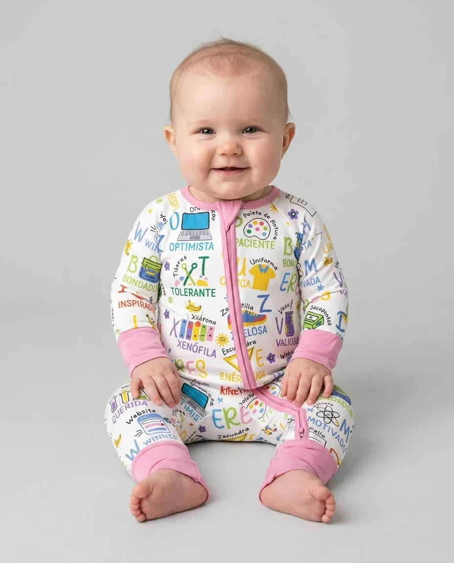 You Are Spanish Alphabet Version Bamboo Convertible Zippy