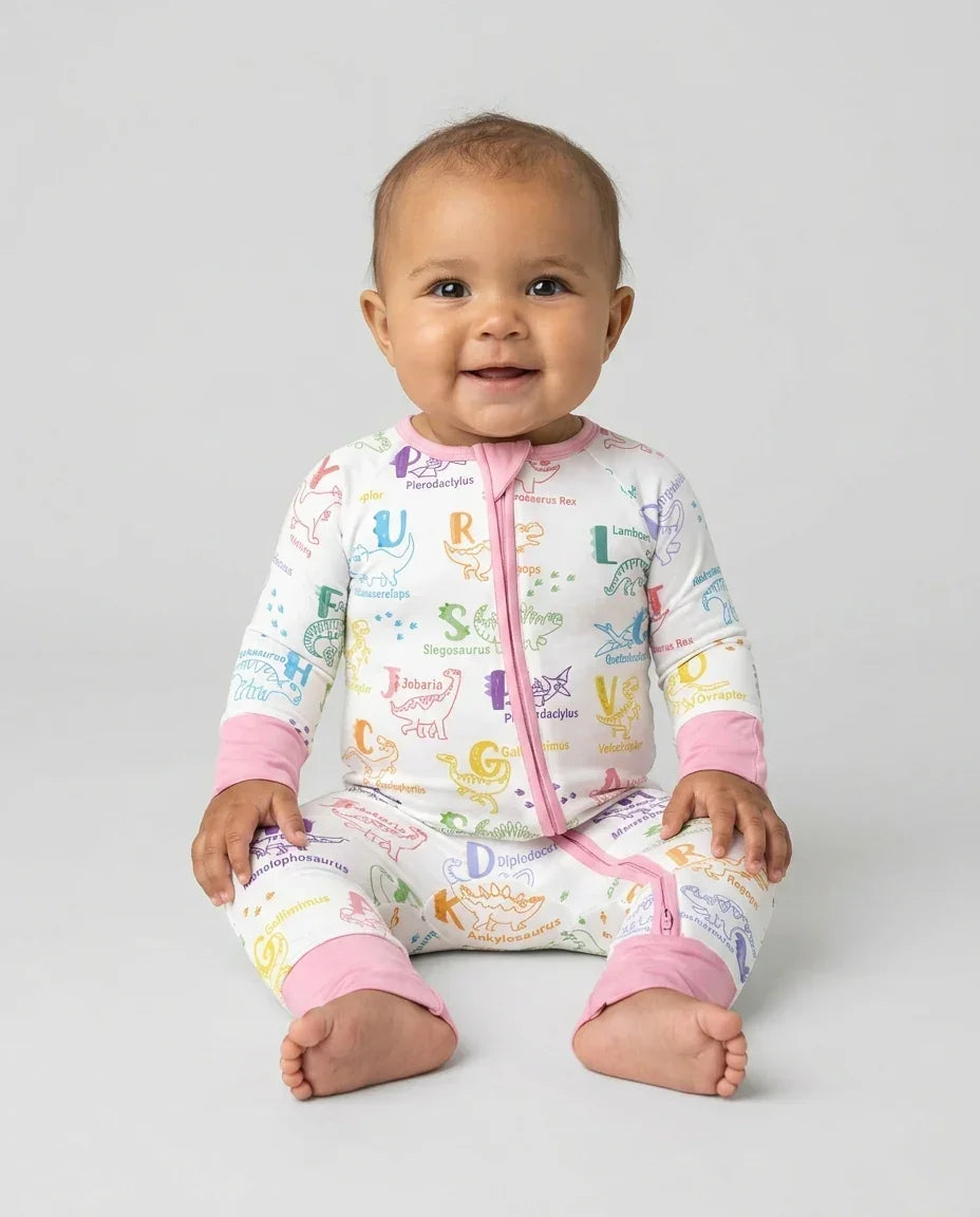 Dino Alphabet ABC Bamboo Convertible Zippy