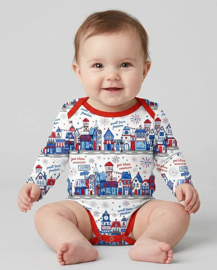 Small Town Freedom USA Bamboo Bodysuit
