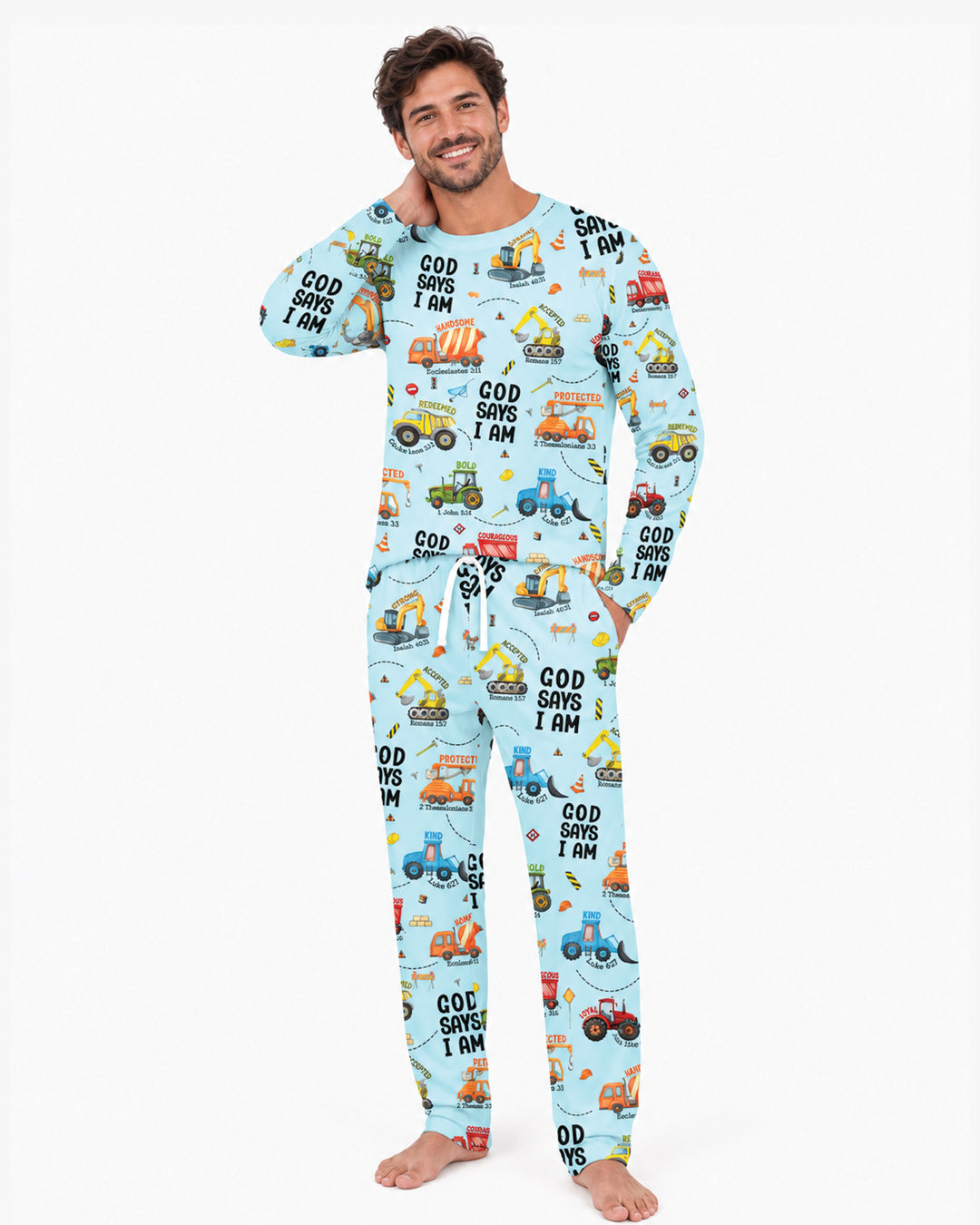 God Says I am Bamboo Men's Pyjamas Set