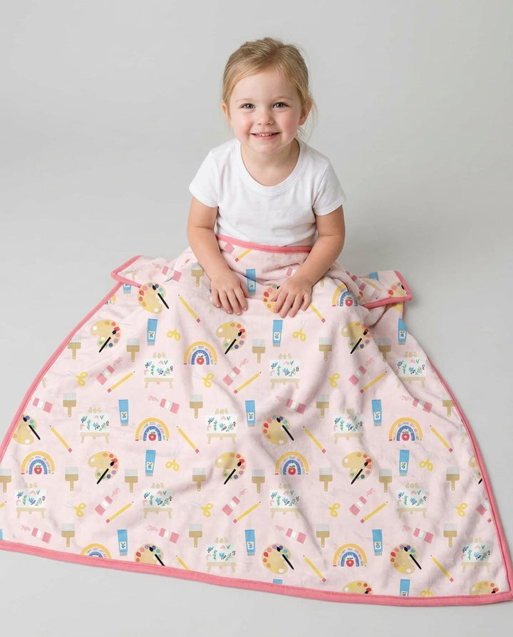 Custom Name When I Wake Up I Will Be Starting School Bamboo Blanket