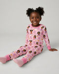 Black Princess God Says I Am Bamboo Two Piece Long Sleeve Pajama Set