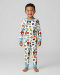 First Day of Preschool T-Rex Bamboo Two Piece Long Sleeve Pajama Set