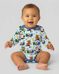 Soccer Cup Cute Mascots Bamboo Bodysuit