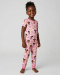 Black Princess God Says I Am Bamboo Two Piece Short Sleeve Pajama Set