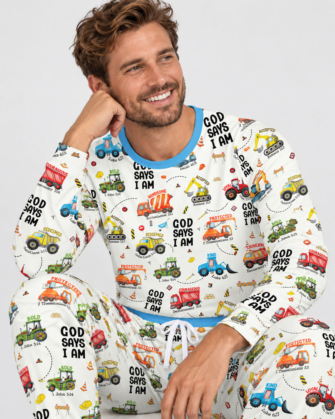 God Says I am Bamboo Men's Pyjamas Set