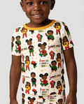 Juneteenth Free-ish Since 1865 Bamboo Two Piece Short Sleeve Shorts Pajama Set