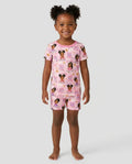 Black Princess God Says I Am Bamboo Two Piece Short Sleeve Shorts Pajama Set