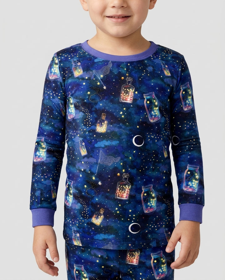 Template Bamboo Two Piece Long Sleeve Pyjamas Set