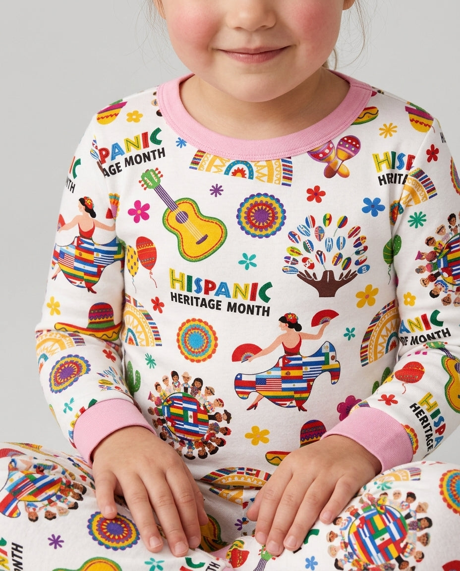 Template Bamboo Two Piece Long Sleeve Pyjamas Set