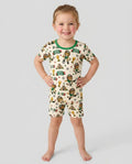 Jaguar 2026 Vamos Mexico Family Matching Bamboo Two Piece Short Sleeve Shorts Pajama Set