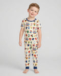 2026 Soccer World Jersey Flag Bamboo Two Piece Short Sleeve Pajama Set