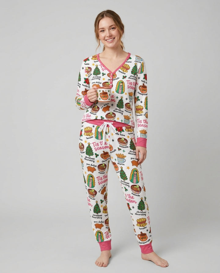 It's Abuelita and Pan Dulce Season Bamboo Women Pajama Set