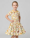Kawaii Mexican Food Bamboo Twirl Dress