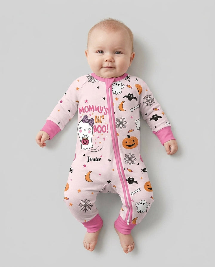 Custom Name Mommy's Lil' Boo Bamboo Convertible Zippy