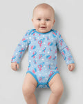 Infertility Awareness Blue and Pink Bamboo Bodysuit