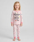 My Grandma Loves Me To The Moon And Back Bamboo Two Piece Long Sleeve Pajama Set