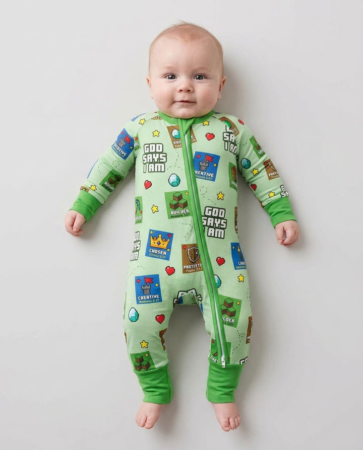 God Says I Am Gamer Bamboo Convertible Zippy