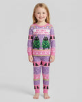 Meowy Christmas Bamboo Two Piece Long Sleeve Pajama Set