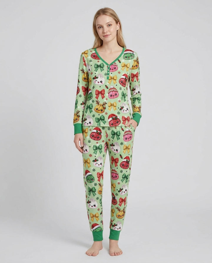 You're A Christmas Dumpling Bamboo Women Pajama Set