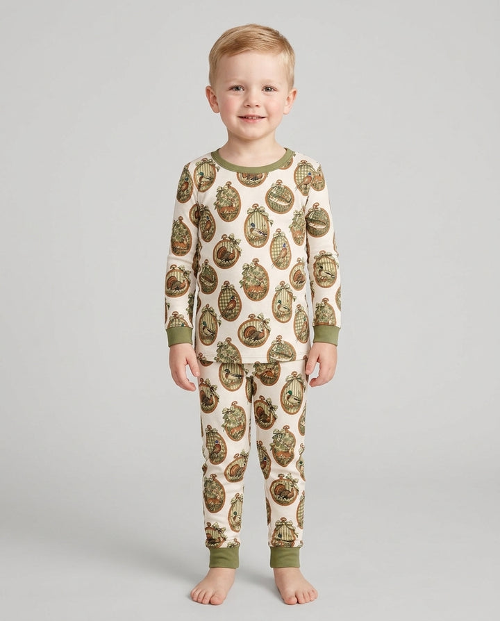 Hunting Season Bamboo Two Piece Long Sleeve Pajama Set