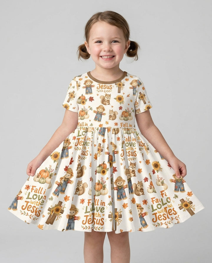 Fall For Jesus Bamboo Twirl Dress