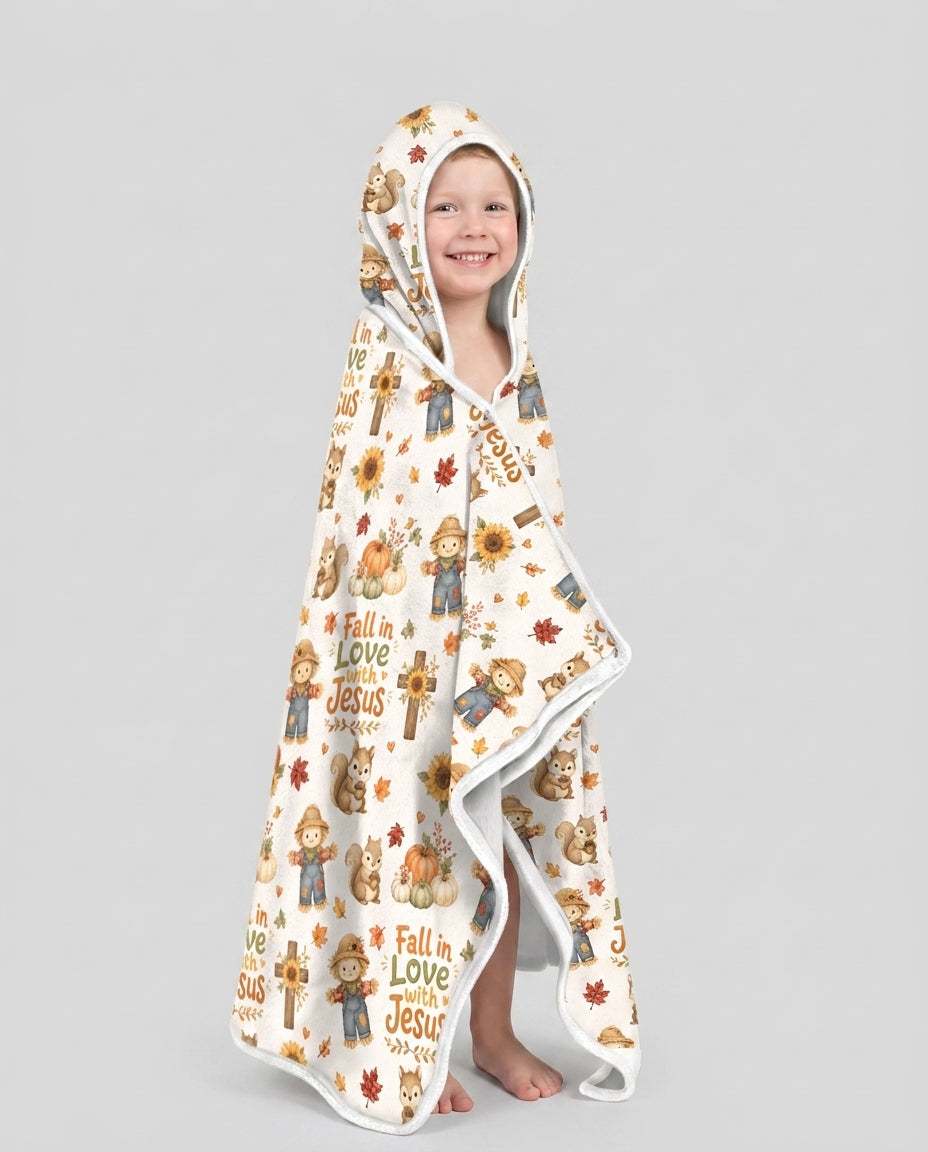 Fall For Jesus Bamboo Wearable Hooded Blanket