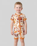 Fall Tis the Season Bamboo Shorty Zippy