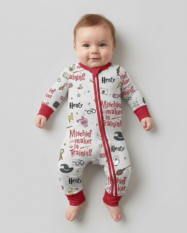 Custom Name Mischief Maker In Training Bamboo Convertible Zippy
