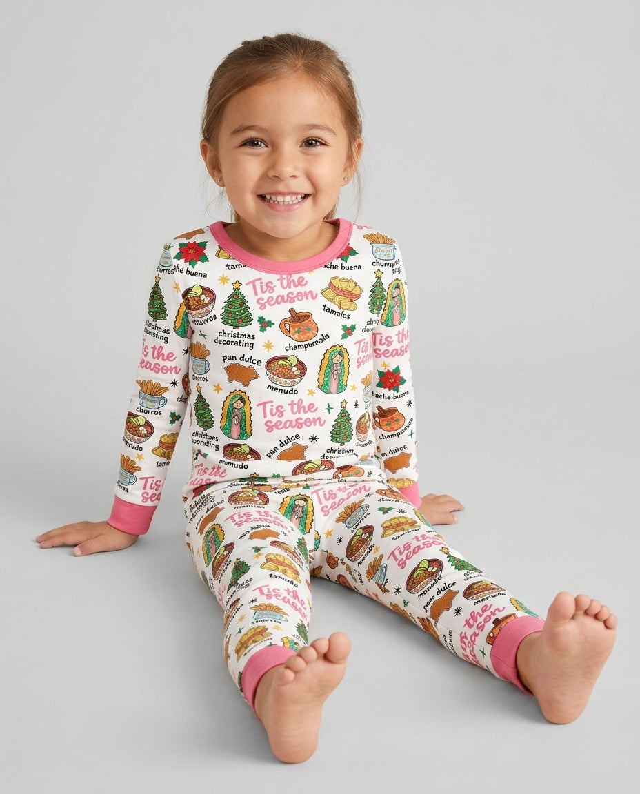 It's Abuelita and Pan Dulce Season Bamboo Two Piece Long Sleeve Pajama Set