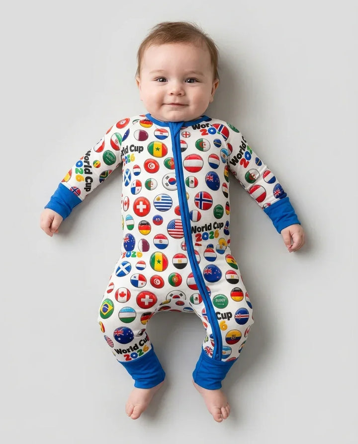 Soccer Cup All Country Balls Bamboo Convertible Zippy