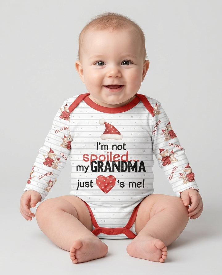 Custom Name I'm Not Spoiled Bamboo Bodysuit
