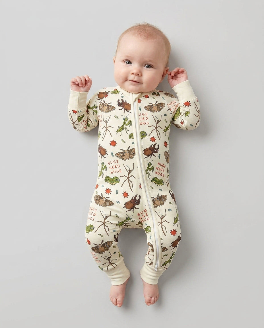 Cute Insect Friends Bamboo Convertible Zippy