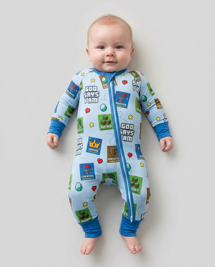 God Says I Am Gamer Bamboo Convertible Zippy